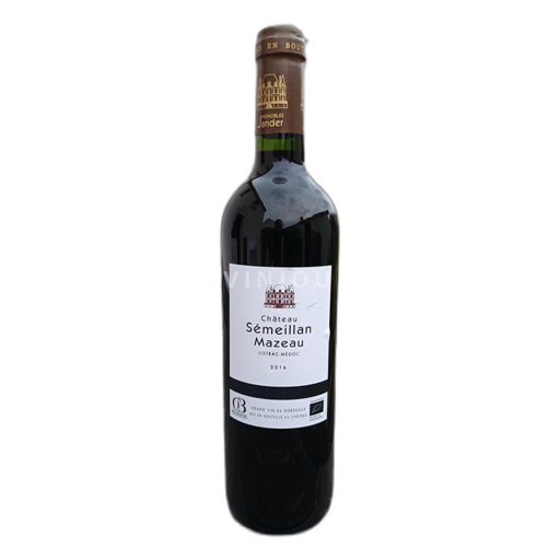 Bordeaux Listrac-Médoc Château Semeillan Mazeau 2016