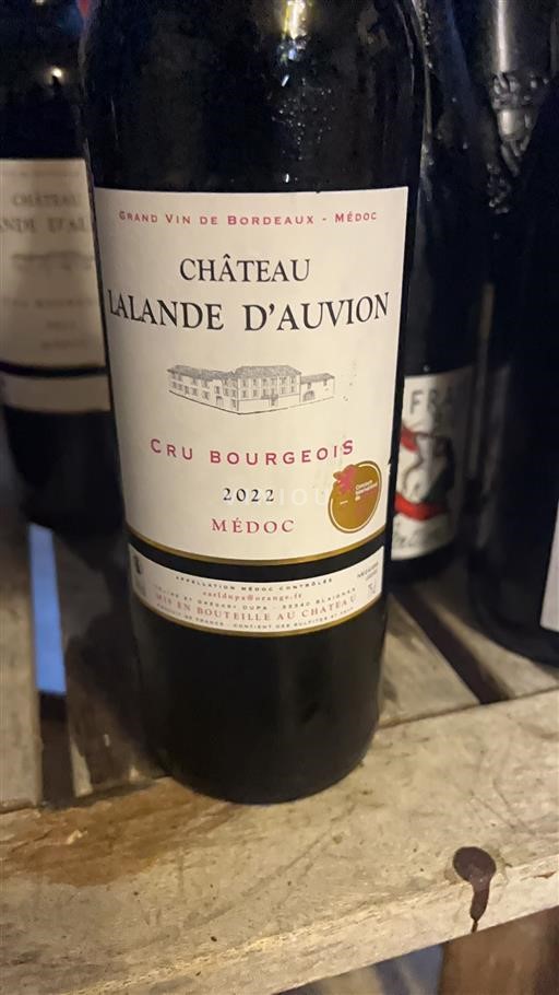 Bordeaux Médoc Château Lalande Auvion 2022