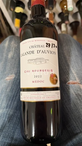 Burdeos Médoc Château Lalande Auvion 2022