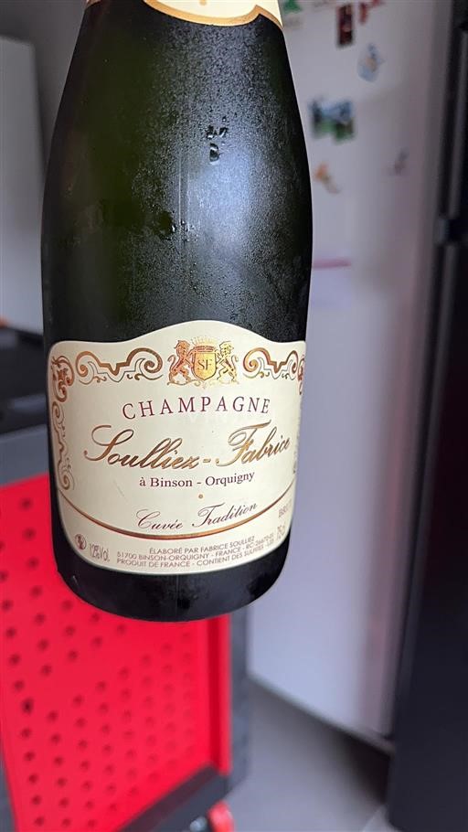 Champaña Champán Soulliez-Fabrice Tradition Sin añada