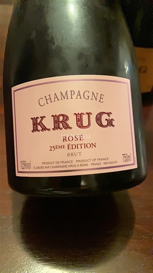 Champagne Krug Rosé 25ème Édition Senza annata