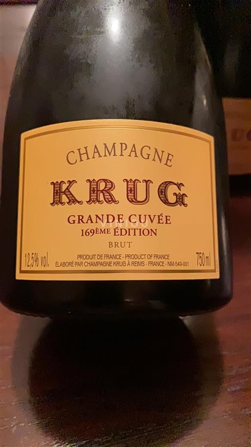 Champagne Krug Grande 169ème Édition Senza annata