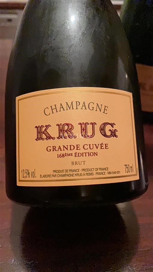 Champagne Krug Grande 168ème Édition Senza annata