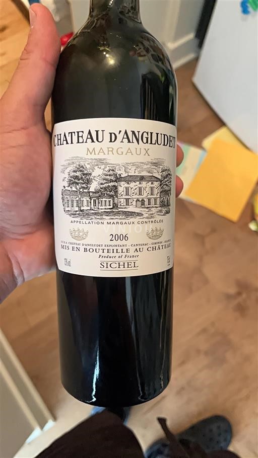 Bordeaux Margaux Château Angludet 2006