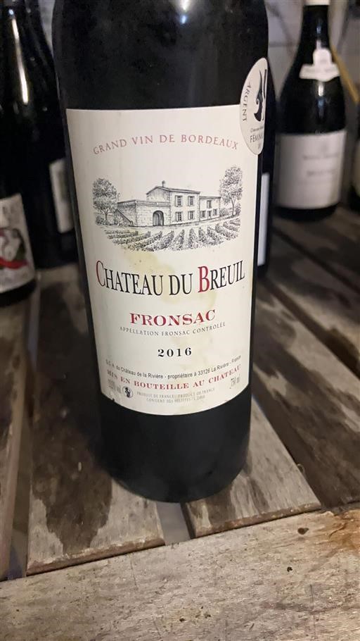 Bordeaux Fronsac Château Breuil 2016