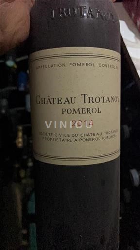 Bordeaux Pomerol Château Trotanoy 2014