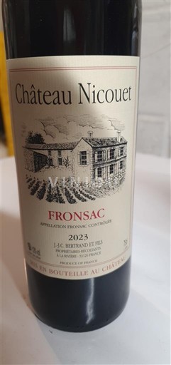 Burdeos Fronsac Château Nicouet 2023