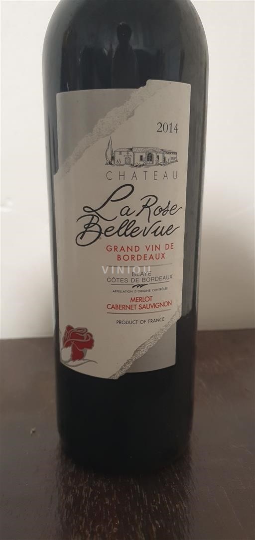 Burdeos Blaye-Côtes de Burdeos Château La Rose Bellevue 2014