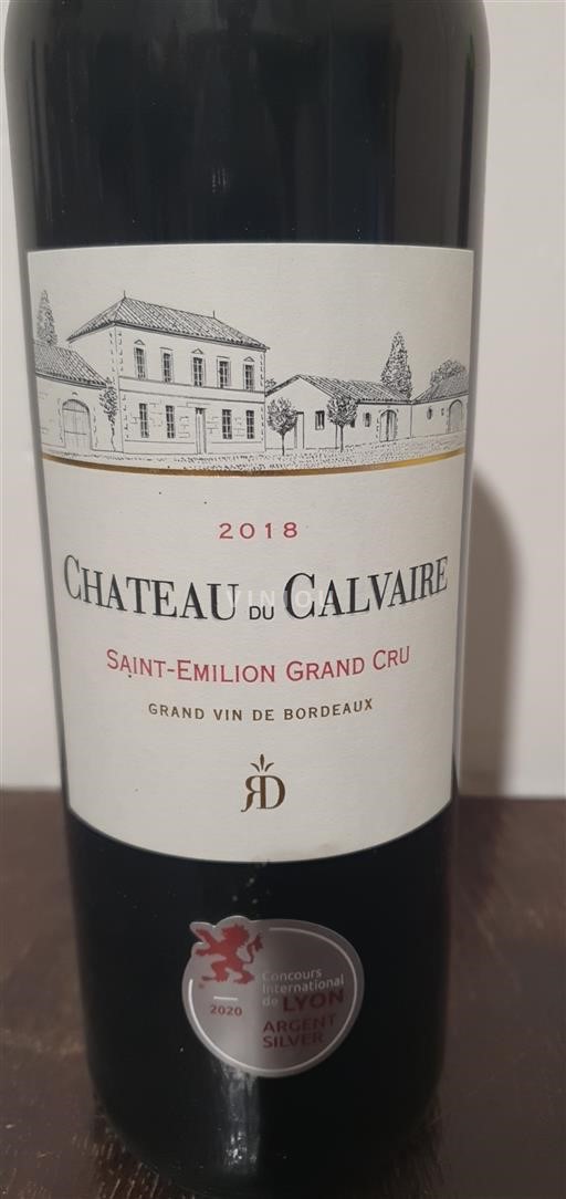 Bordeaux Saint-Émilion Grand Cru Château Calvaire 2018