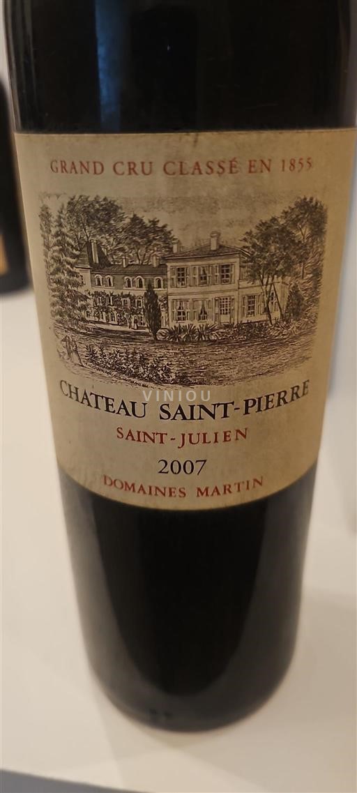Bordeaux Saint-Julien Grand Cru Château Saint-Pierre 2007