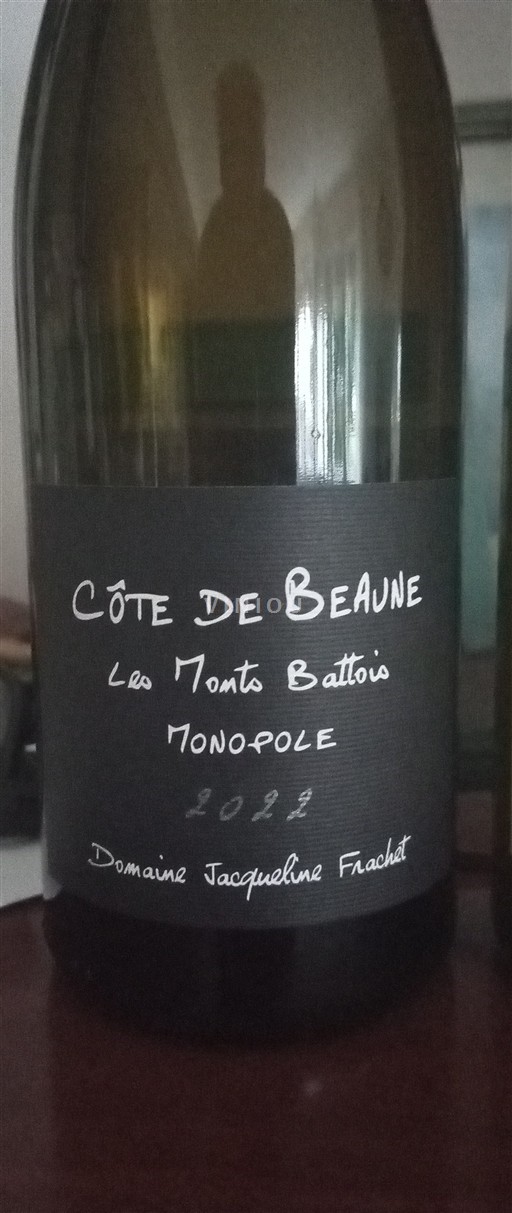 Burgund Côte-de-Beaune Grand Cru Domaine Jacqueline Frachet Les Monts Battois Monopole 2022
