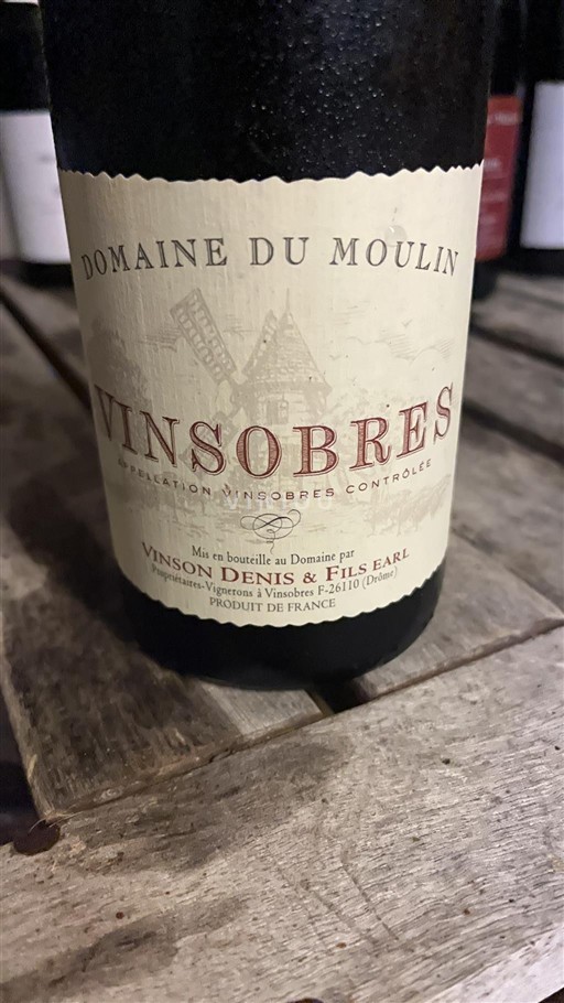 Rhônetal Vinsobres Domaine Moulin Ohne Jahrgang