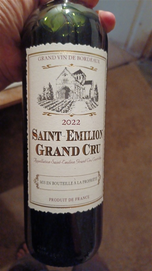 Bordeaux Saint-Émilion Grand Cru Château Saint-Emilion 2022