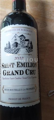 Bordeaux Saint-Émilion Grand Cru Château Saint-Emilion 2022