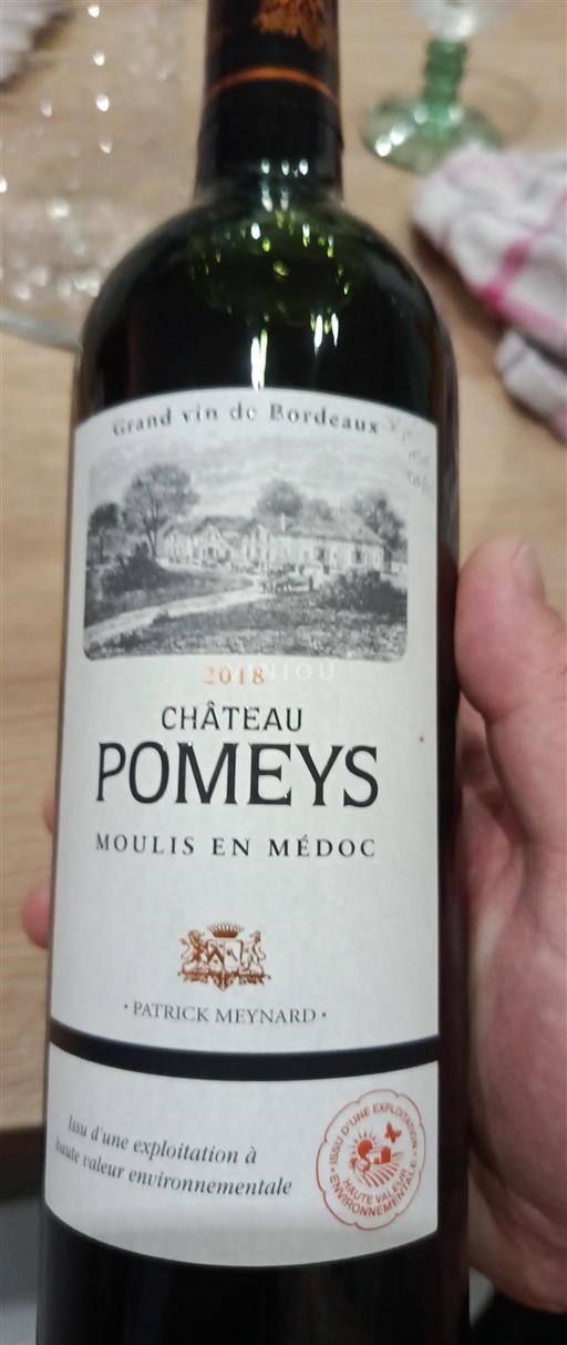 Bordeaux Moulis-en-Médoc Château Pomeys 2018