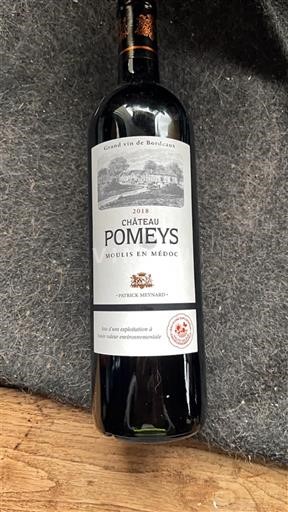 Bordeaux Moulis-en-Médoc Château Pomeys 2018