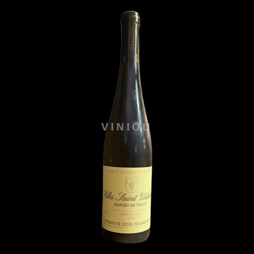 Alsace Pinot grigio Grand Cru Domaine Zind Humbrecht Clos Saint Urbain 2018