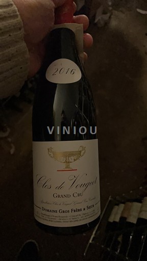 Borgogna Clos-de-vougeot Grand Cru Domaine Gros Frère & Sœur 2016