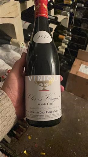 Borgogna Clos-de-vougeot Grand Cru Domaine Gros Frère & Sœur 2017