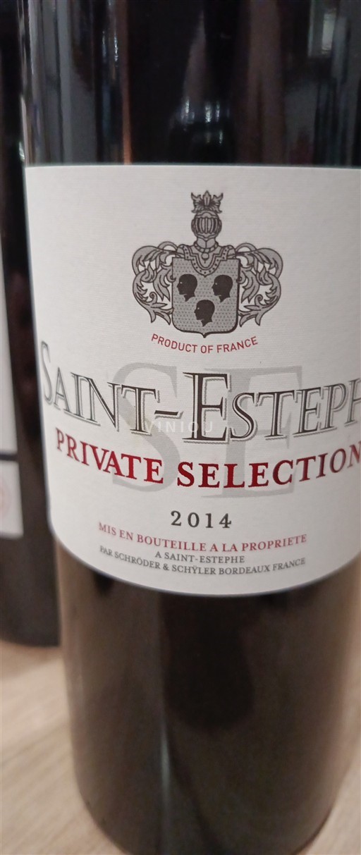 Bordeaux Saint-Estèphe Schröder & Schÿler Private Selection 2014