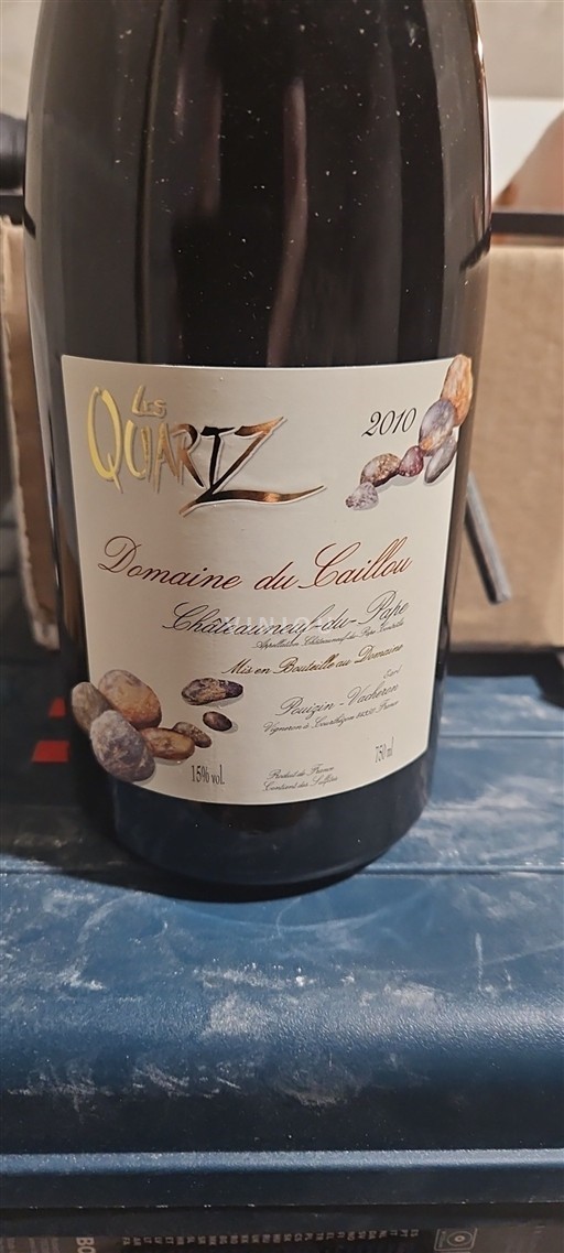 Rhône-dalen Châteauneuf-du-Pape Domaine Caillou Les Quartz 2010