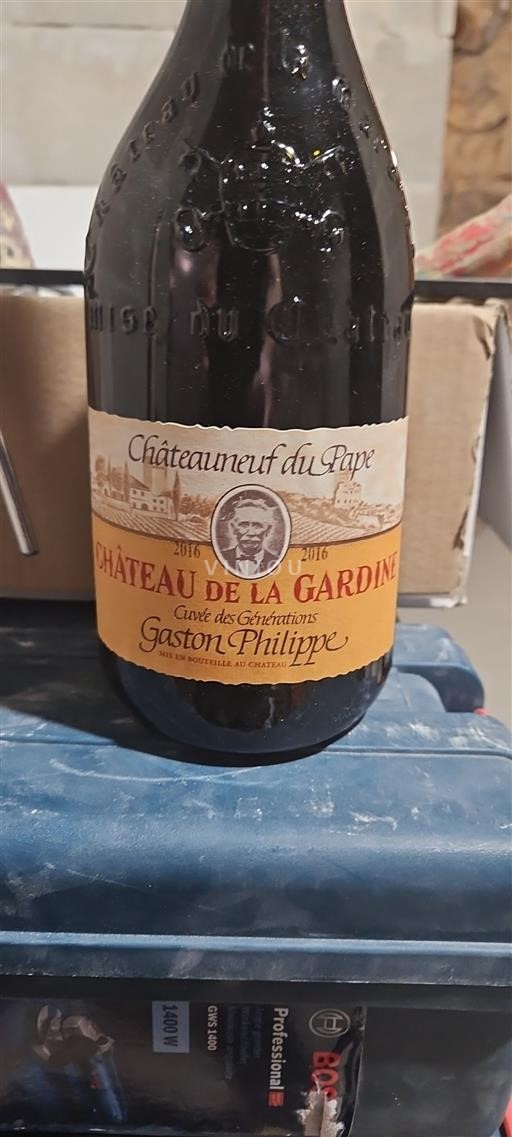 Rhône Valley Châteauneuf-du-Pape Château La Gardine des Générations Gaston Philippe 2016