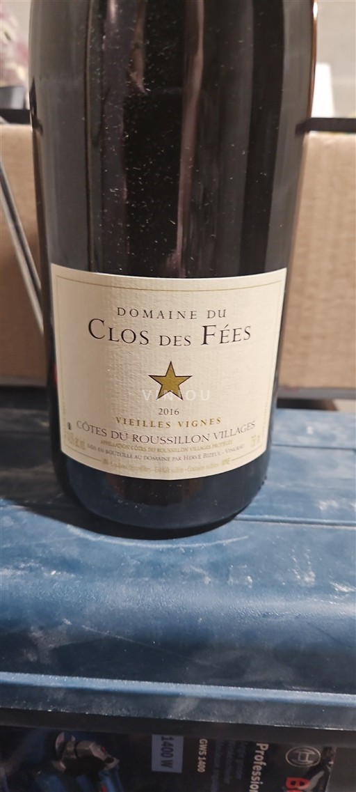 Roussillon Côtes du Roussillon Villages Domaine Clos des Fées Vieilles Vignes 2016