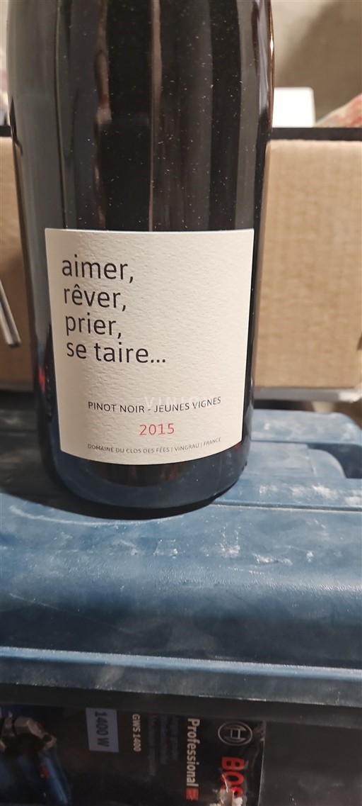 Roussillon Ospecificerad Domaine Clos des Fées Aimer, Rêver, Prier, Se taire... 2015