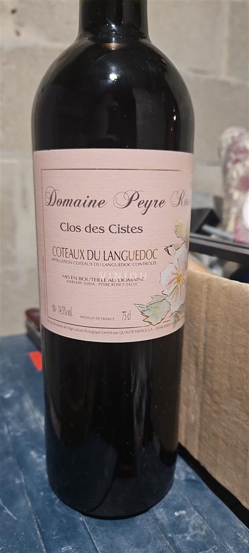 Languedoc Languedoc Hills Domaine Peyre Rose Clos des Cistes 2003