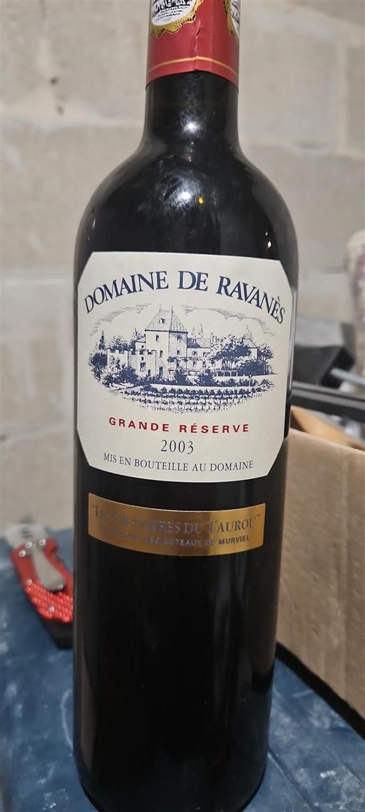 Languedoc Unspecified Domaine Ravanès Grande Réserve 2003