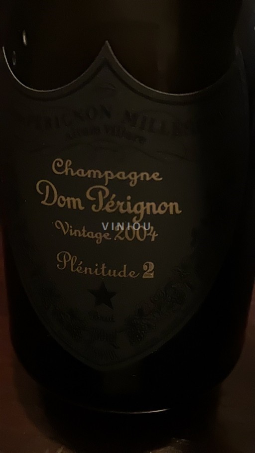 Champagne Sâm-panh Dom Pérignon Plénitude 2 2004