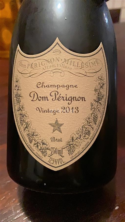 Champagne Sâm-panh Dom Pérignon Vintage 2013