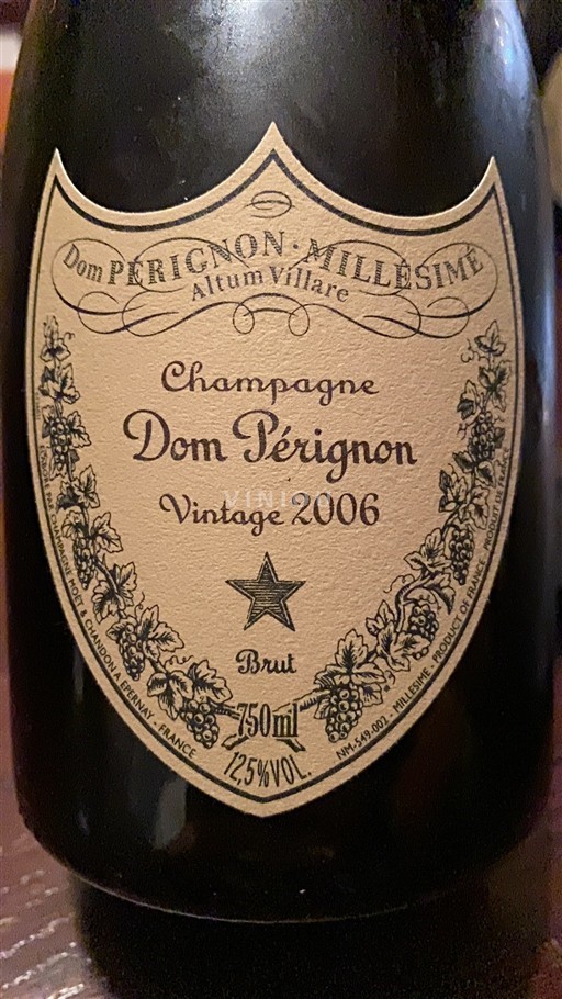 Champagne Sâm-panh Dom Pérignon 2006