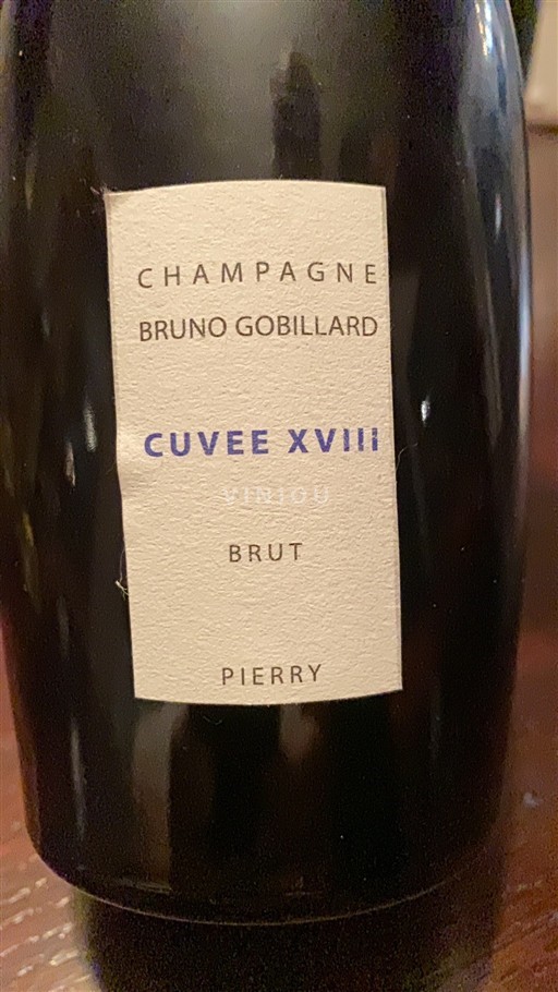 Champaña Champán Bruno Gobillard XVIII Sin añada
