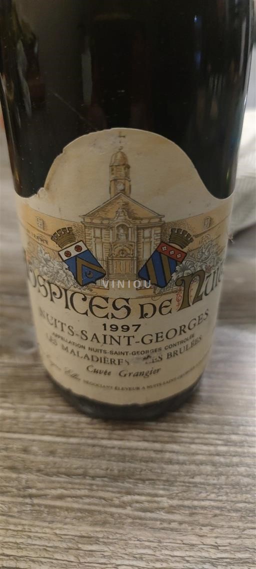 Bourgondië Nuits-saint-georges Hospices de Nuits Cuvee Grangier 1997