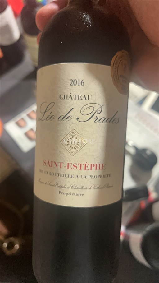 Bordeaux Saint-Estèphe Château Léo de Prades 2016