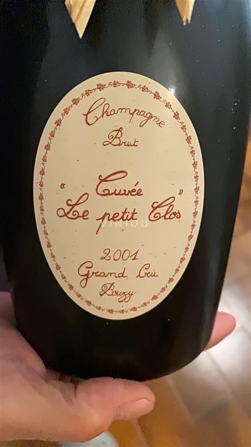 Champagne Champagner Le petit Clos 2001