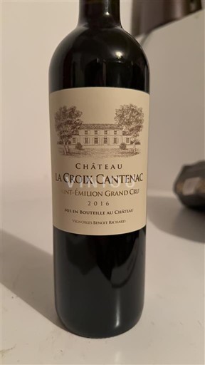 Bordeaux Saint-Émilion Grand Cru Grand Cru Château La Croix Cantenac 2016