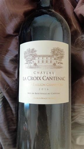 Бордо Сент-Емільйон Гран Крю Grand Cru Château La Croix Cantenac 2016