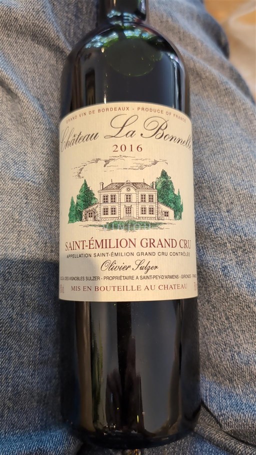 Burdeos Saint-Émilion Grand Cru Château La Bonnelle 2016