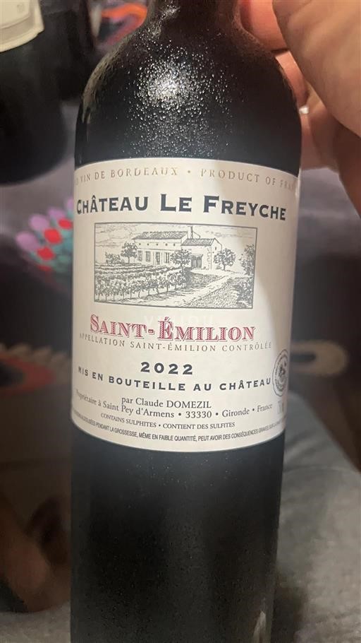 Bordéus Saint-Émilion Château Le Freyche 2022