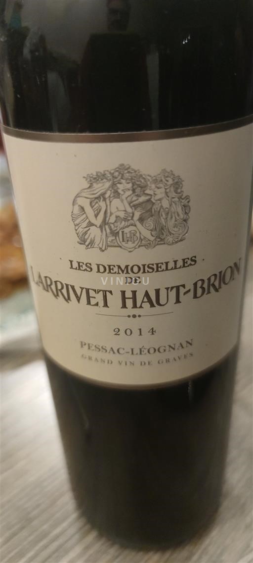 Burdeos Pessac-Léognan Larrivet Haut-Brion Les Demoiselles de 2014