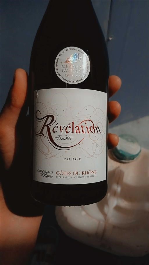 Vale do Ródano Côtes-do-Ródano Colombes des Vignes Révélation Fruité 2024
