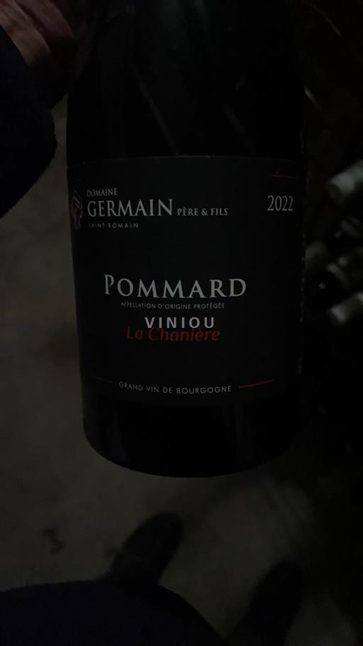 Borgoña Pommard Domaine Germain Père & Fils La Chanière 2022