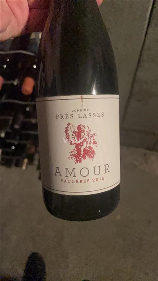 Languedoc Faugères Domaine Prés Lasses Amour 2015