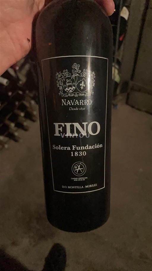 Andalusien Montilla-Moriles Navarro Solera Fundación Ohne Jahrgang
