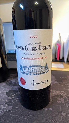 Bordeaux Saint-Émilion Grand Cru Grand Cru Château Grand Corbin-Despagne 2022