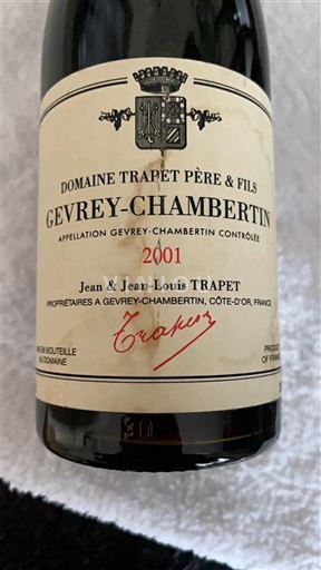 Bourgogne Gevrey-chambertin Domaine Trapet Père & Fils 2001