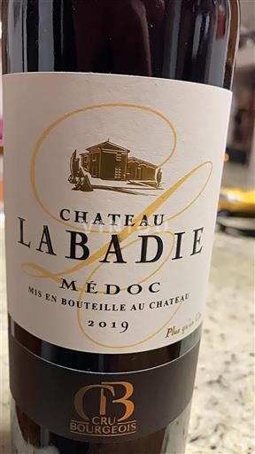 Bordeaux Médoc Cru Bourgeois Château Labadie 2019