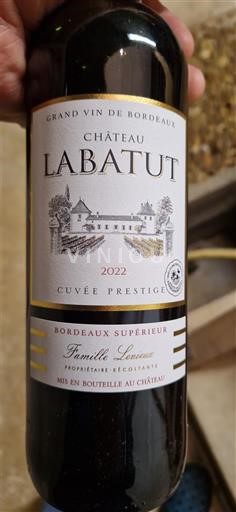 Bordeaux Bordeaux Supérieur Château Labatut Prestige 2022